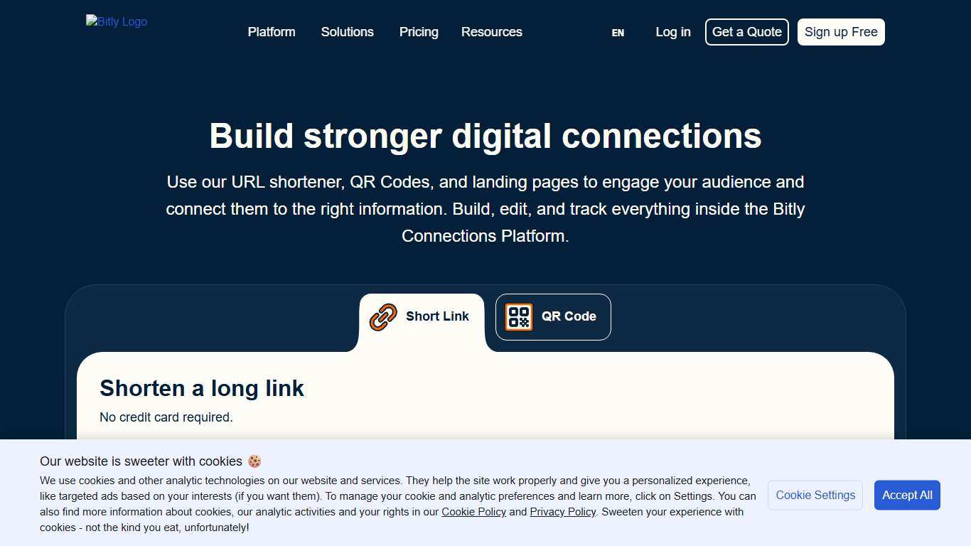 Bitly Connections Platform Short URLs, QR Codes, and More