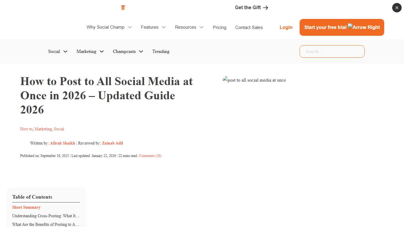 How to Post to All Social Media at Once in 2026?
